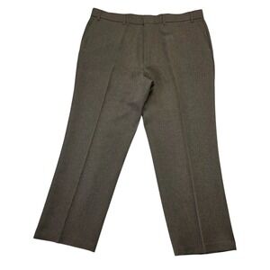 Levi Strauss & Co Action Slacks Mens Dress Pants W42 L30 Brown Trousers